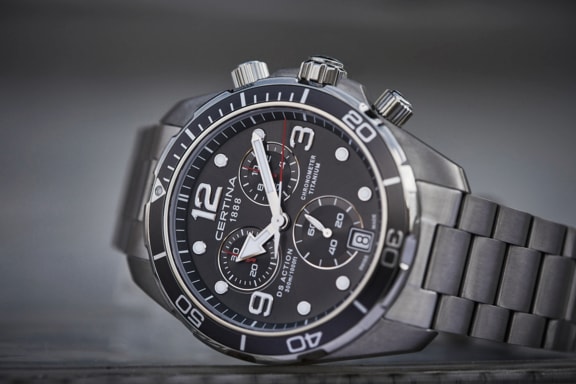 Men Quartz DS Action Chronograph watch by Certina